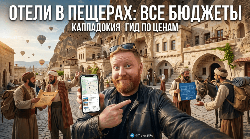 Где остановиться в Каппадокии: пещерный отель Каппадокия на любой бюджет