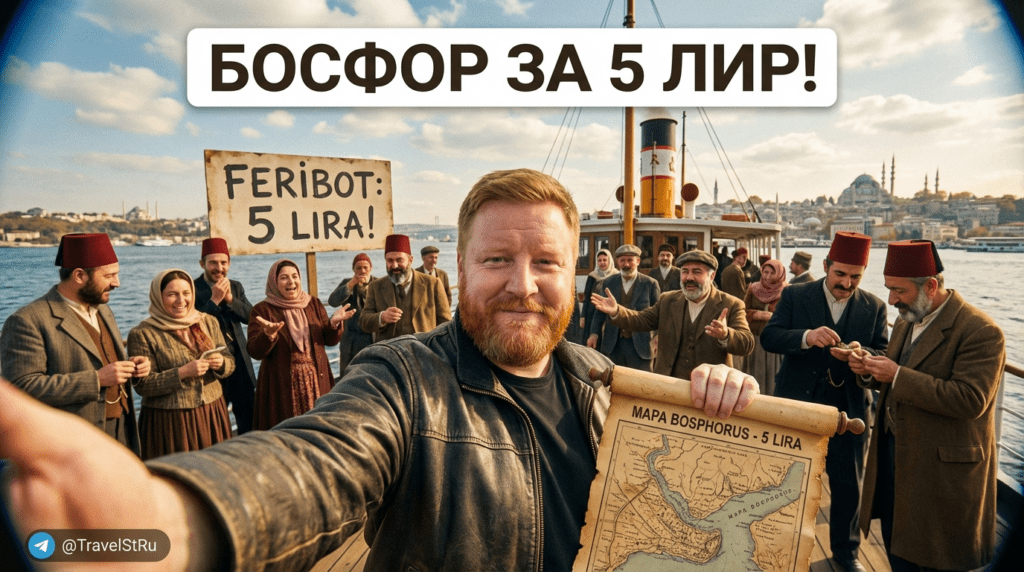 Морская прогулка по Босфору на пароме: маршрут и цена в 5 лир