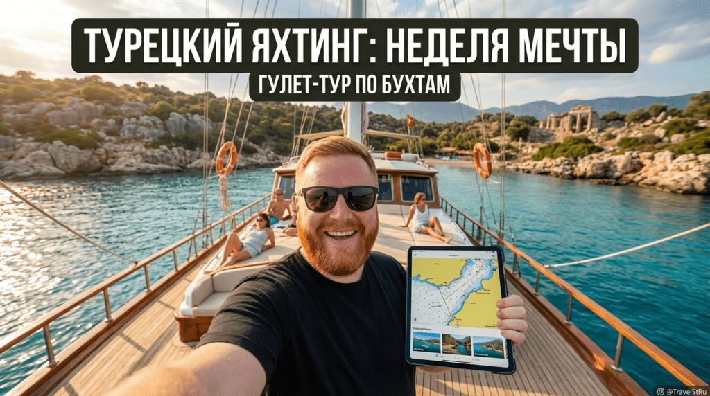 Парусный тур на гулет-яхте по бухтам Турции — неделя мечты
