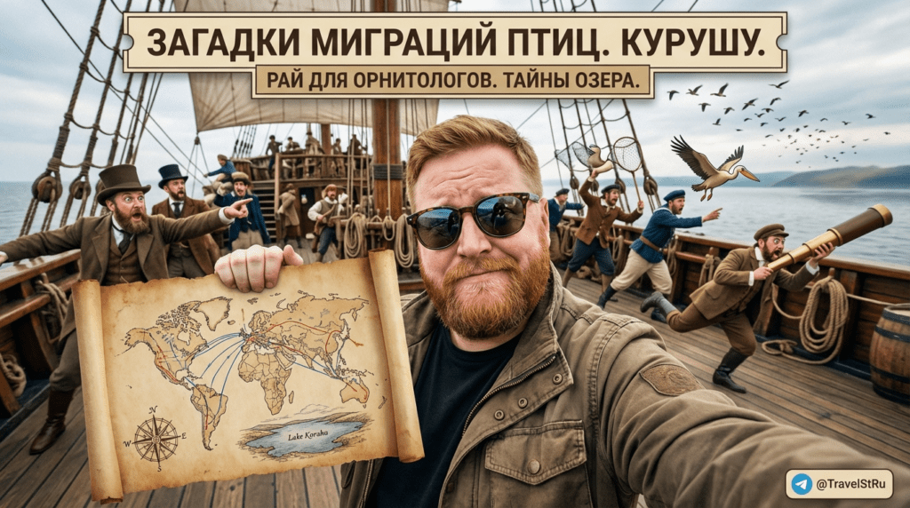 Загадки птичьих миграций на озере Курушу — рай для орнитологов