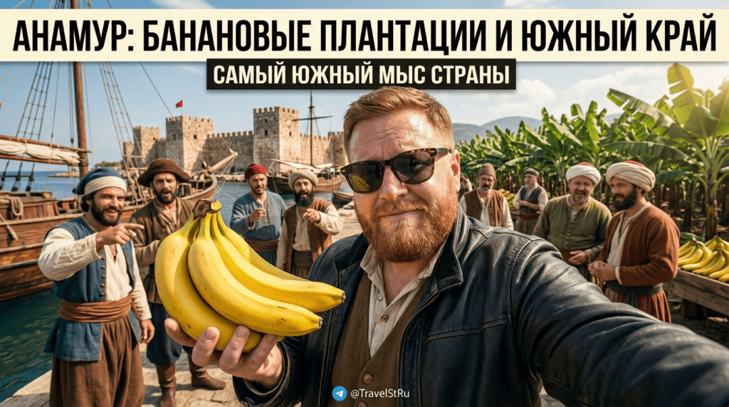 Анамур, Турция: банановые плантации и самый южный мыс страны