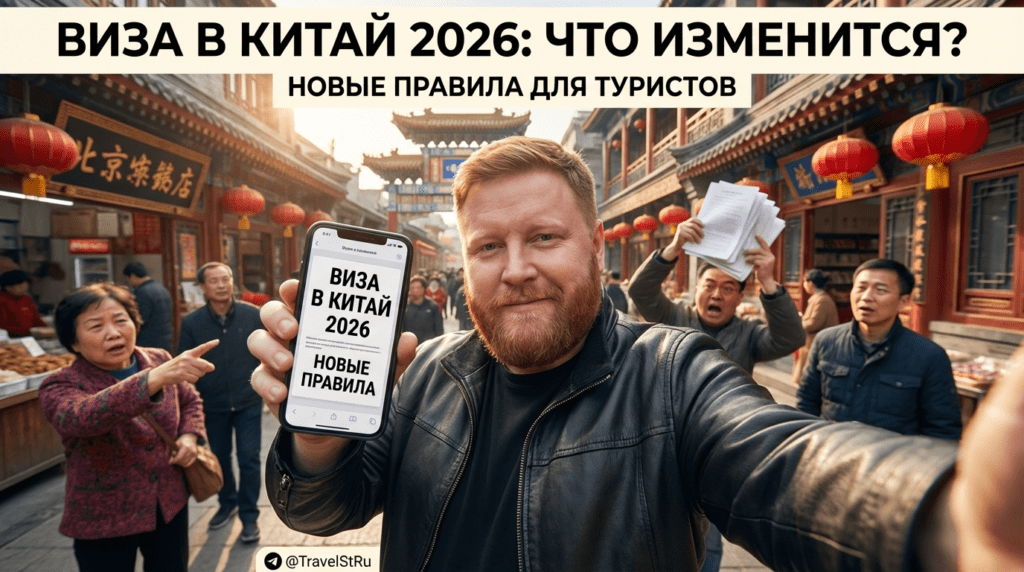 Визовый режим в Китае для россиян в 2026: что изменится
