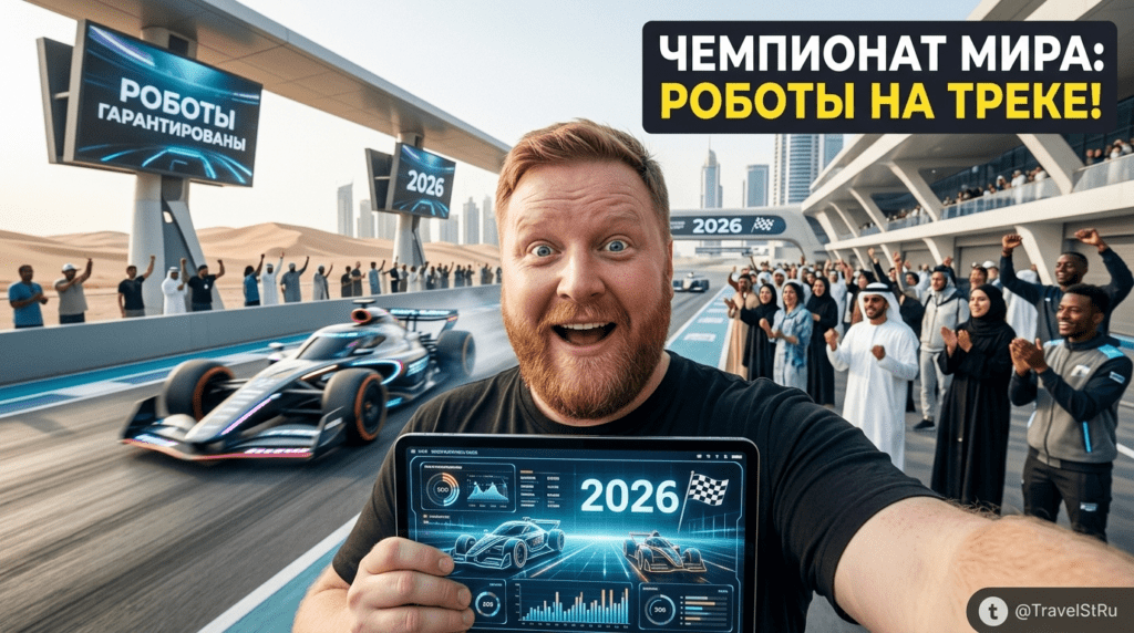 чемпионат мира по гонкам в ОАЭ: роботизированные гонки в 2026 году