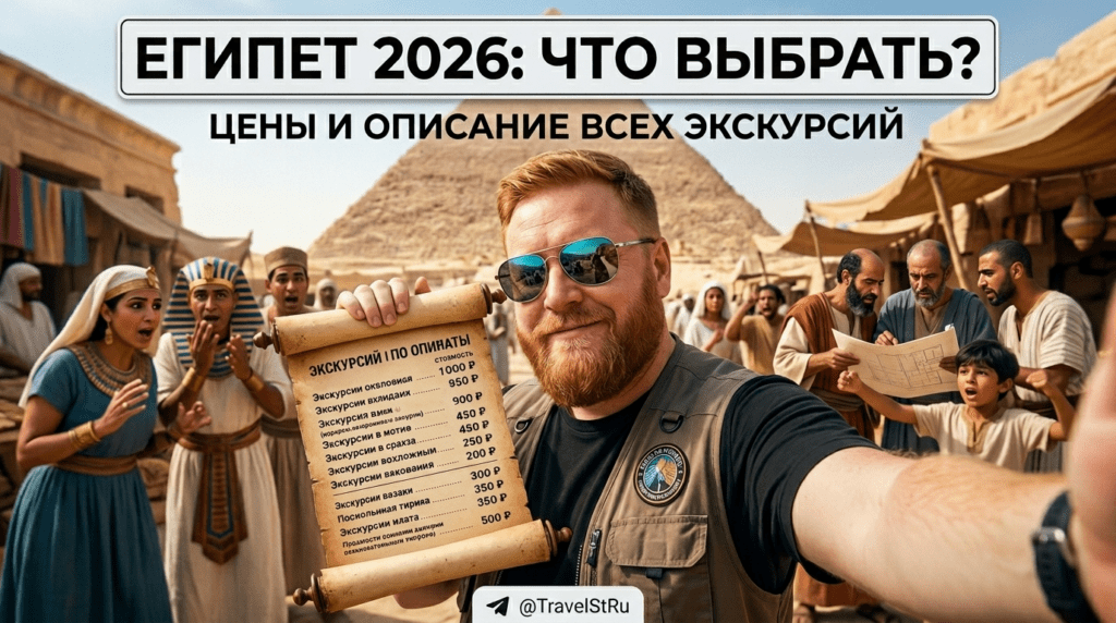 Экскурсии в Египте 2026: что выбрать и сколько стоят цены