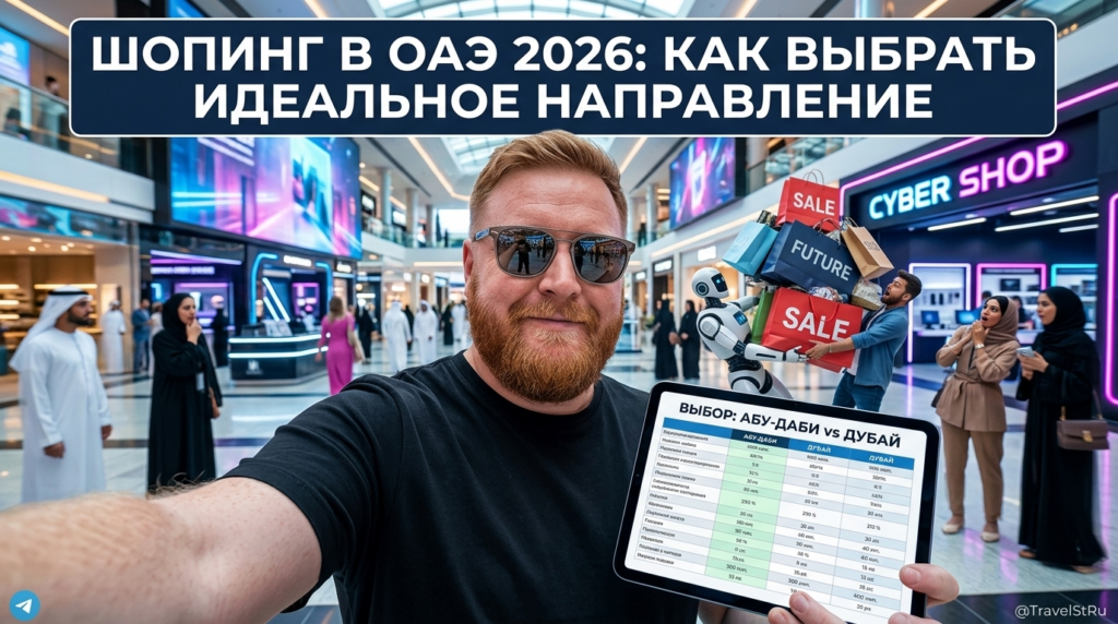 Шопинг в ОАЭ: как выбрать идеальное направление в 2026 году