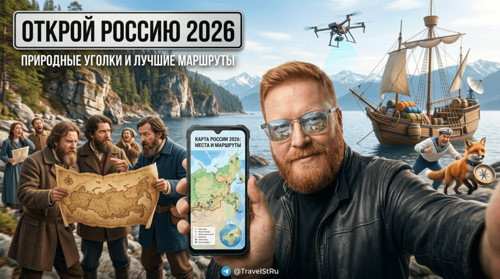Уголок России: природные уголки и туристические маршруты по России в 2026 году